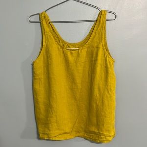 Notperfectlinen yellow tank s/m